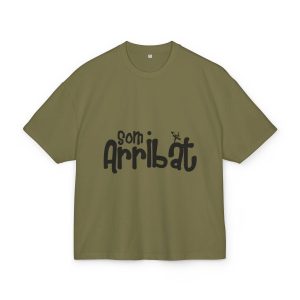 Camiseta box ultra gruesa - Verde oliva - Camiseta unisex «Som Arribat»
