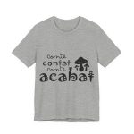 Camiseta jersey manga corta - Gris jaspeado - Camiseta «Conte contat»
