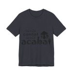 Camiseta jersey manga corta - Azul marino jaspeado - Camiseta «Conte contat»