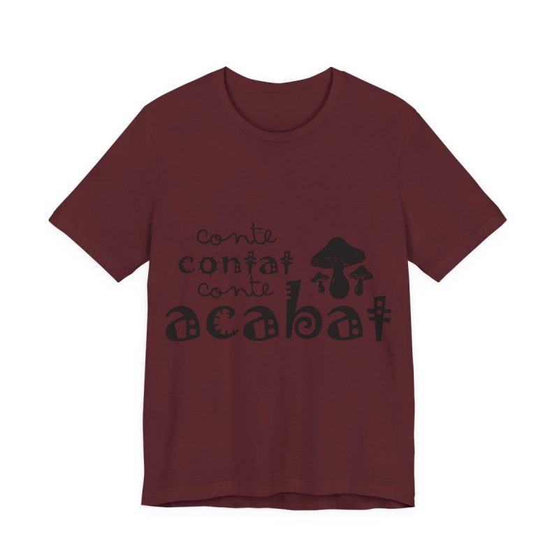 Camiseta jersey manga corta - Granate - Camiseta «Conte contat»