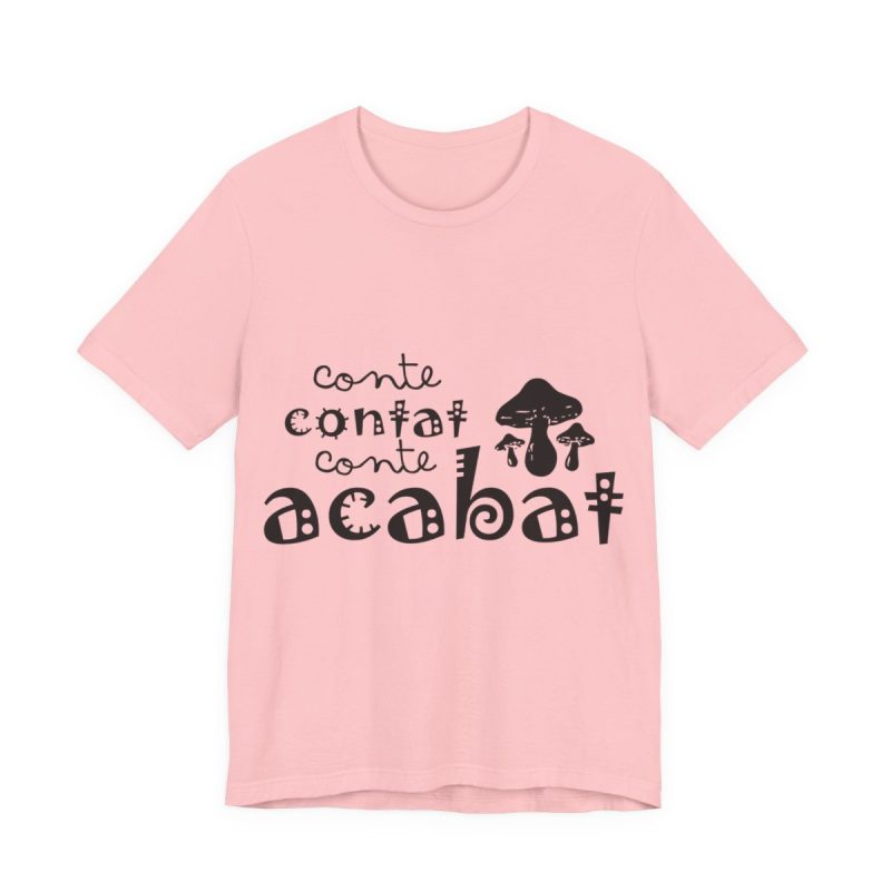 Camiseta jersey manga corta - Rosa - Camiseta «Conte contat»