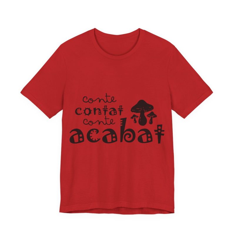Camiseta jersey manga corta - Rojo - Camiseta «Conte contat»