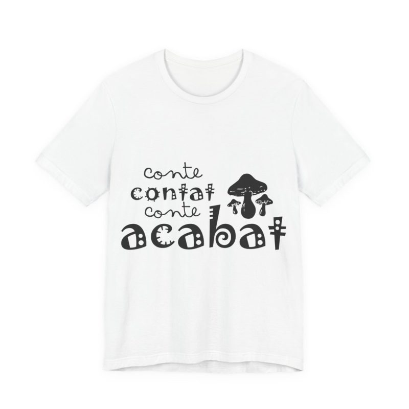 Camiseta jersey manga corta - Blanco - Camiseta «Conte contat»