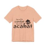 Camiseta jersey manga corta - Melocoton jaspeado - Camiseta «Conte contat»