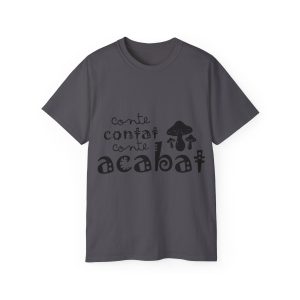 Camiseta ultra algodon - Gris marengo - Camiseta «Conte contat»