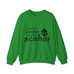 Sudadera cuello redondo - Verde irlandes - Camiseta «Conte contat»