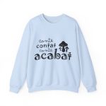 Sudadera cuello redondo - Azul claro - Camiseta «Conte contat»