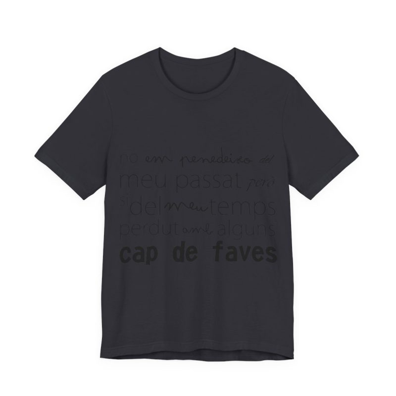 Camiseta jersey manga corta - Gris oscuro - Camiseta «No em penedeixo»