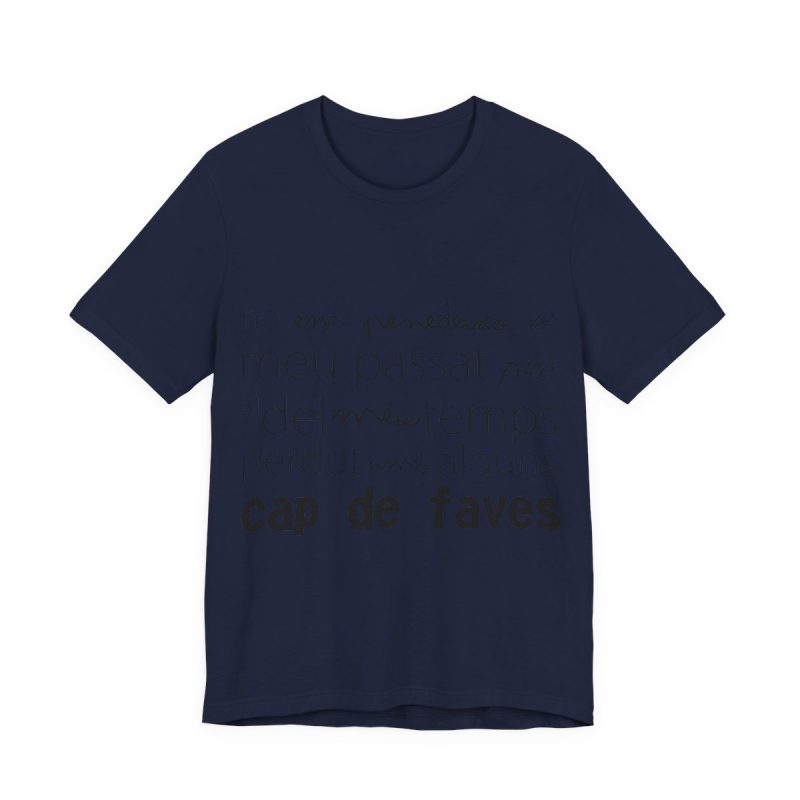 Camiseta jersey manga corta - Azul marino - Camiseta «No em penedeixo»