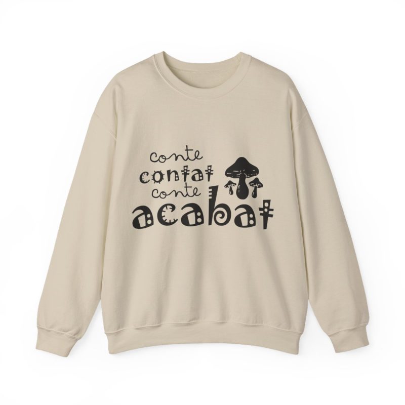 Sudadera cuello redondo - Arena - Camiseta «Conte contat»