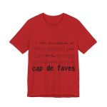 Camiseta jersey manga corta - Rojo - Camiseta «No em penedeixo»