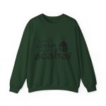 Sudadera cuello redondo - Verde bosque - Camiseta «Conte contat»