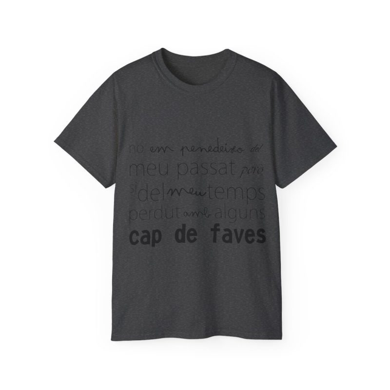 Camiseta ultra algodon - Gris oscuro jaspeado - Camiseta «No em penedeixo»