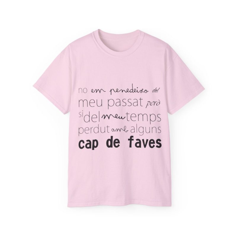 Camiseta ultra algodon - Rosa claro - Camiseta «No em penedeixo»