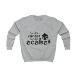 Sudadera infantil - Gris jaspeado claro - Camiseta «Conte contat» Sudadera infantil - Gris jaspeado claro - Camiseta «Conte contat»