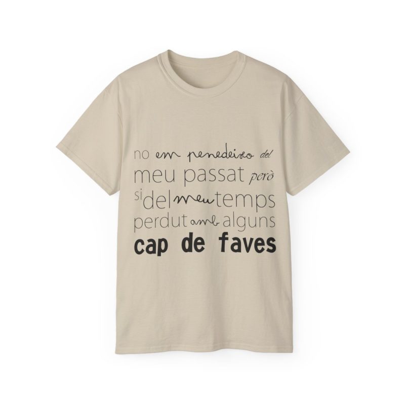 Camiseta ultra algodon - Arena - Camiseta «No em penedeixo»