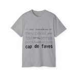 Camiseta ultra algodon - Gris deportivo - Camiseta «No em penedeixo»