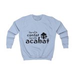 Sudadera infantil - Azul cielo - Camiseta «Conte contat» Sudadera infantil - Azul cielo - Camiseta «Conte contat»