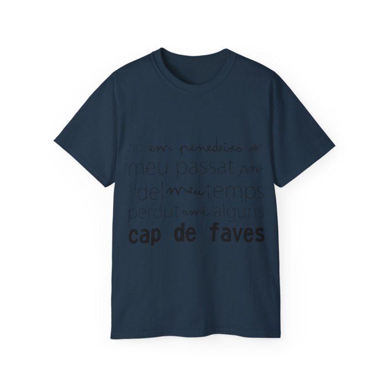 Camiseta ultra algodon - Azul crepusculo - Camiseta «No em penedeixo»