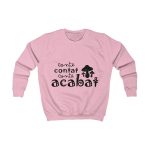 Sudadera infantil - Rosa bebe - Camiseta «Conte contat» Sudadera infantil - Rosa bebe - Camiseta «Conte contat»