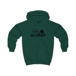 Sudadera con capucha infantil - Verde botella - Camiseta «Conte contat»
