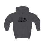 Sudadera con capucha infantil - Gris marengo - Camiseta «Conte contat»