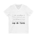 Camiseta cuello de pico - Blanco - Camiseta «No em penedeixo»