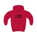 Sudadera con capucha infantil - Rojo fuego - Camiseta «Conte contat»