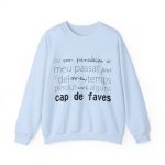 Sudadera cuello redondo - Azul claro - Camiseta «No em penedeixo»