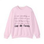 Sudadera cuello redondo - Rosa claro - Camiseta «No em penedeixo»