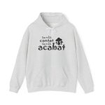 Sudadera con capucha - Gris ceniza - Camiseta «Conte contat» Sudadera con capucha - Gris ceniza - Camiseta «Conte contat»