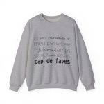 Sudadera cuello redondo - Gris deportivo - Camiseta «No em penedeixo»