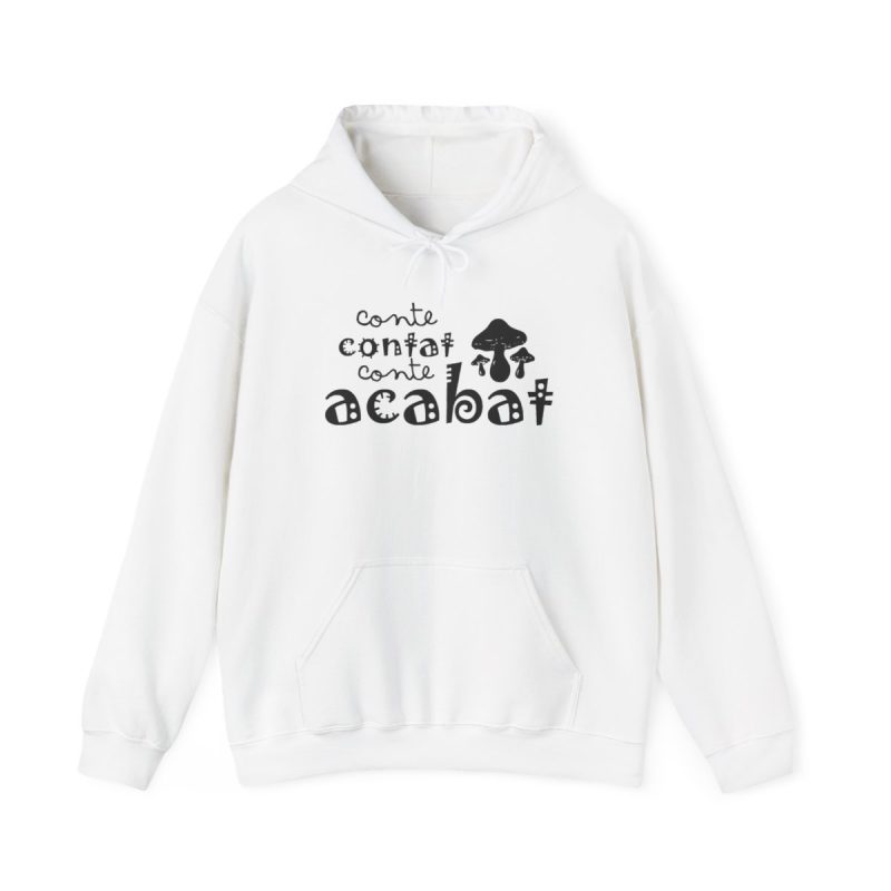 Sudadera con capucha - Blanco - Camiseta «Conte contat»
