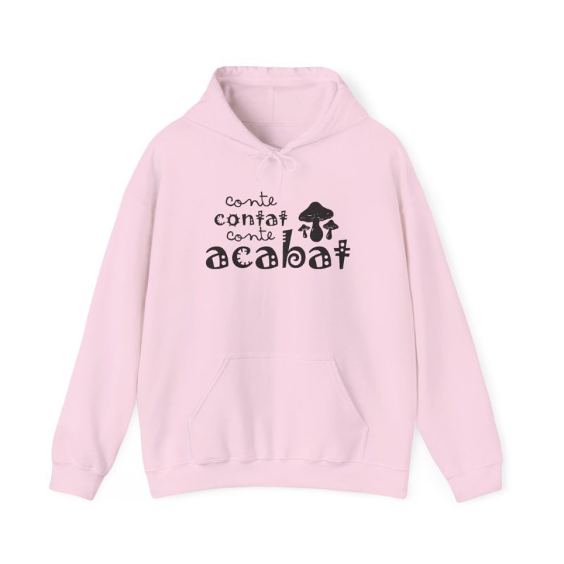 Sudadera con capucha - Rosa claro - Camiseta «Conte contat»