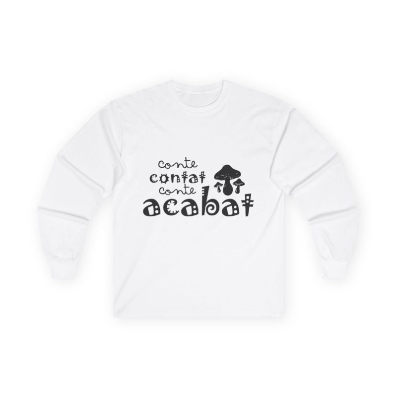 Camiseta manga larga - Blanco - Camiseta «Conte contat»