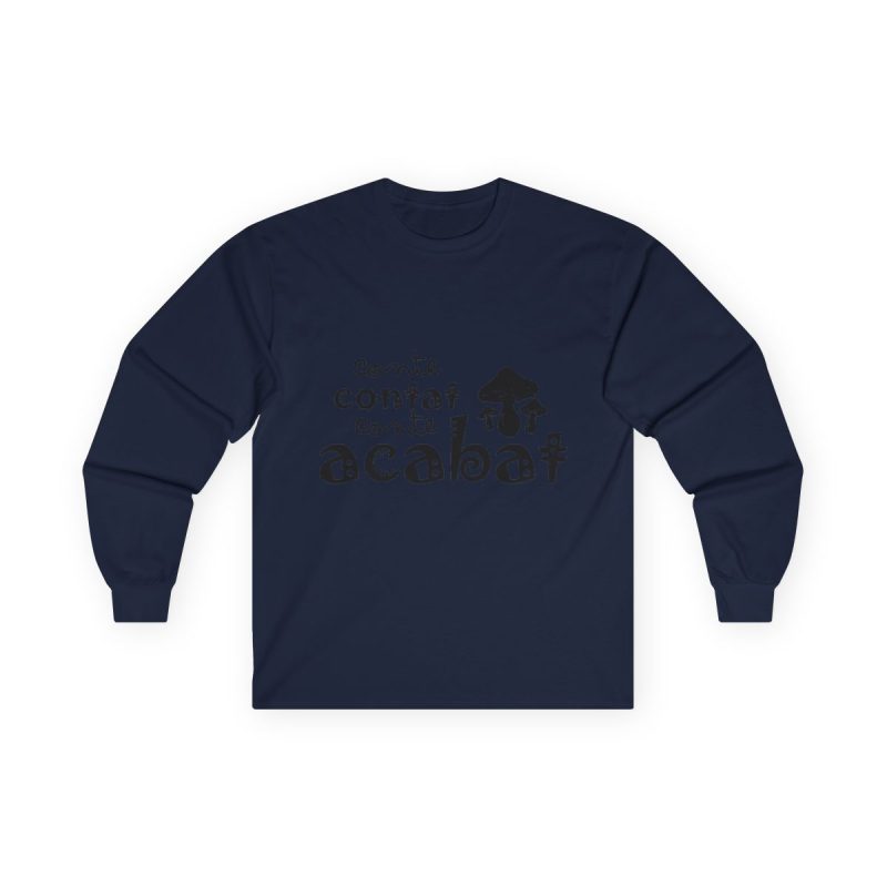 Camiseta manga larga - Azul marino - Camiseta «Conte contat»