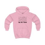 Sudadera con capucha infantil - Rosa bebe - Camiseta «No em penedeixo» Sudadera con capucha infantil - Rosa bebe - Camiseta «No em penedeixo»