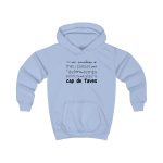 Sudadera con capucha infantil - Azul cielo - Camiseta «No em penedeixo» Sudadera con capucha infantil - Azul cielo - Camiseta «No em penedeixo»