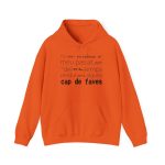 Sudadera con capucha - Naranja - Camiseta «No em penedeixo»