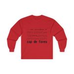 Camiseta manga larga - Rojo - Camiseta «No em penedeixo»