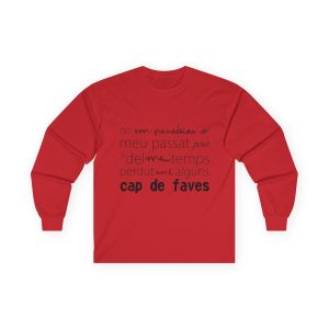 Camiseta manga larga - Rojo - Camiseta «No em penedeixo»