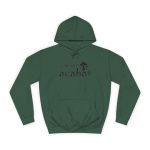 Sudadera universitaria - Verde botella - Camiseta «Conte contat»