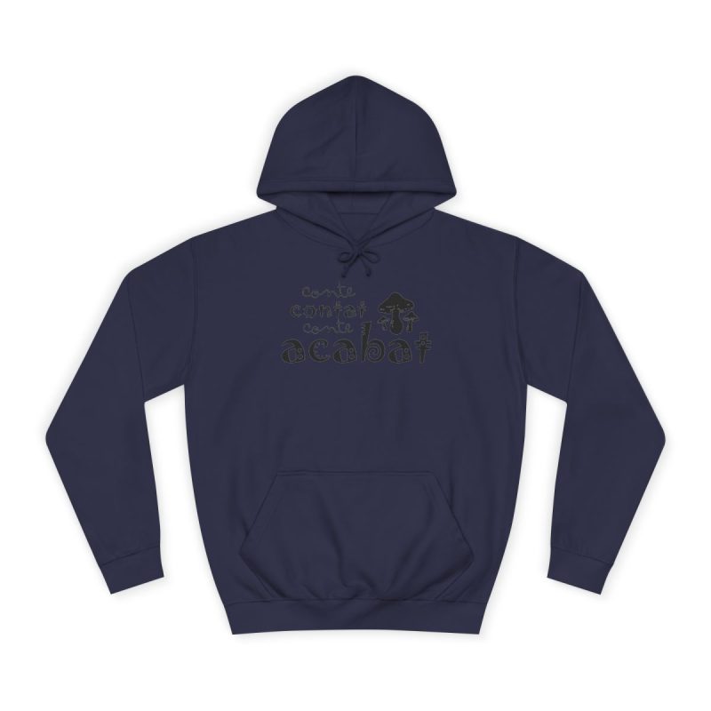 Sudadera universitaria - Azul marino Oxford - Camiseta «Conte contat»