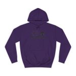 Sudadera universitaria - Morado - Camiseta «Conte contat»