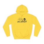 Sudadera universitaria - Amarillo sol - Camiseta «Conte contat»