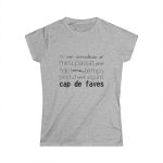 Camiseta mujer Softstyle - Gris deportivo - Camiseta «No em penedeixo»