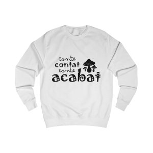 Sudadera clasica - Blanco artico - Camiseta «Conte contat»