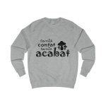 Sudadera clasica - Gris jaspeado claro - Camiseta «Conte contat» Sudadera clasica - Gris jaspeado claro - Camiseta «Conte contat»