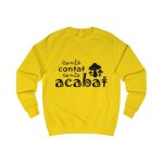 Sudadera clasica - Amarillo sol - Camiseta «Conte contat» Sudadera clasica - Amarillo sol - Camiseta «Conte contat»