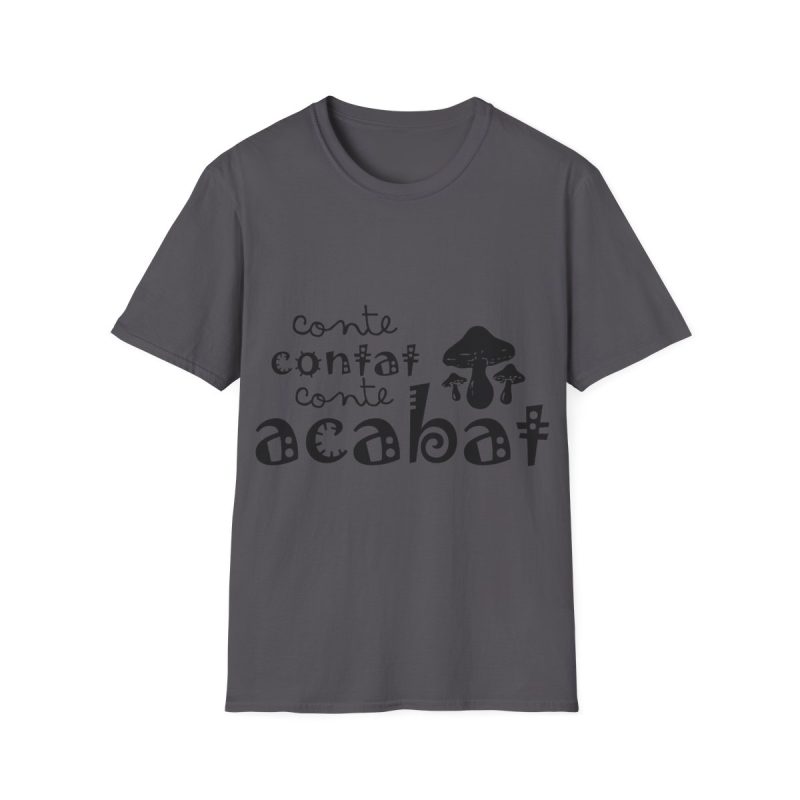 Camiseta Softstyle - Gris marengo - Camiseta «Conte contat» Camiseta Softstyle - Gris marengo - Camiseta «Conte contat»